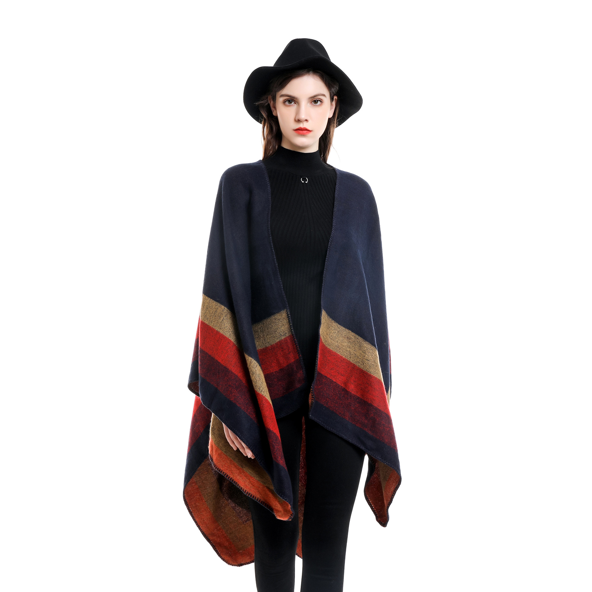 2024 New Fashion Winter Warm P - Shawl Wrap Winter ulasan dan harga