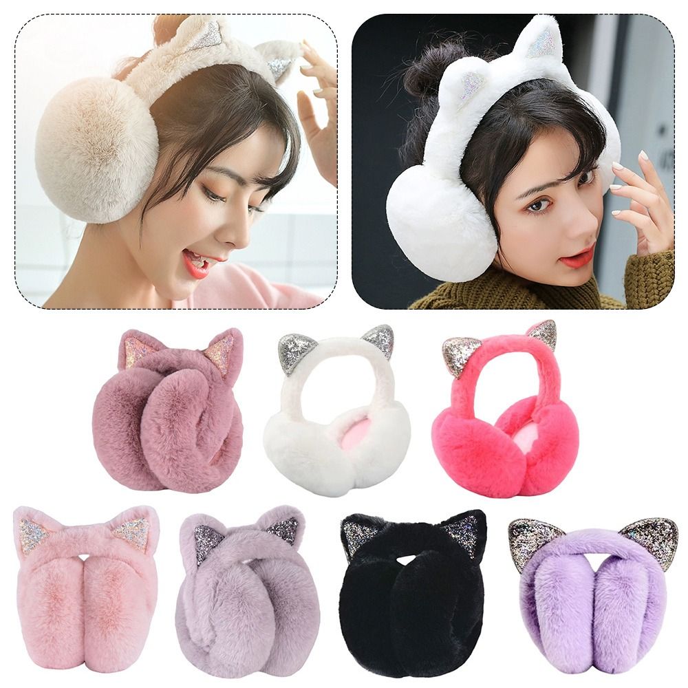 Cute Rabbit Design Animal Ear  - Earmuffs Foldable ulasan dan harga