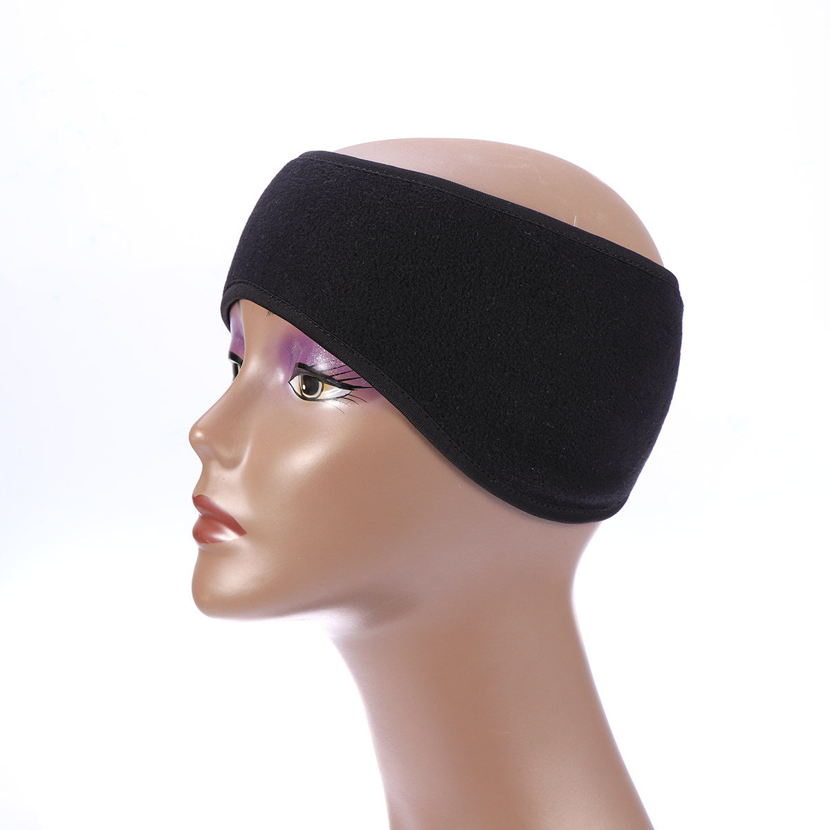 Unisex Black Ear Warmer Headba - Fleece Ear Warmer Band ulasan dan harga