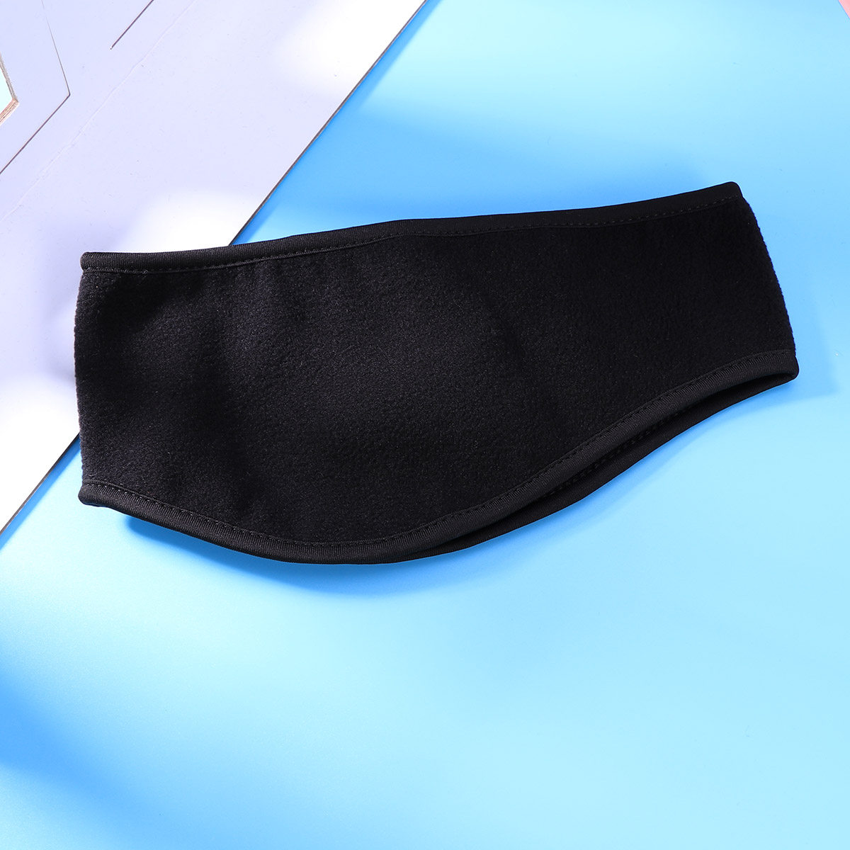 Unisex Black Ear Warmer Headba - Fleece Ear Warmer Band ulasan dan harga