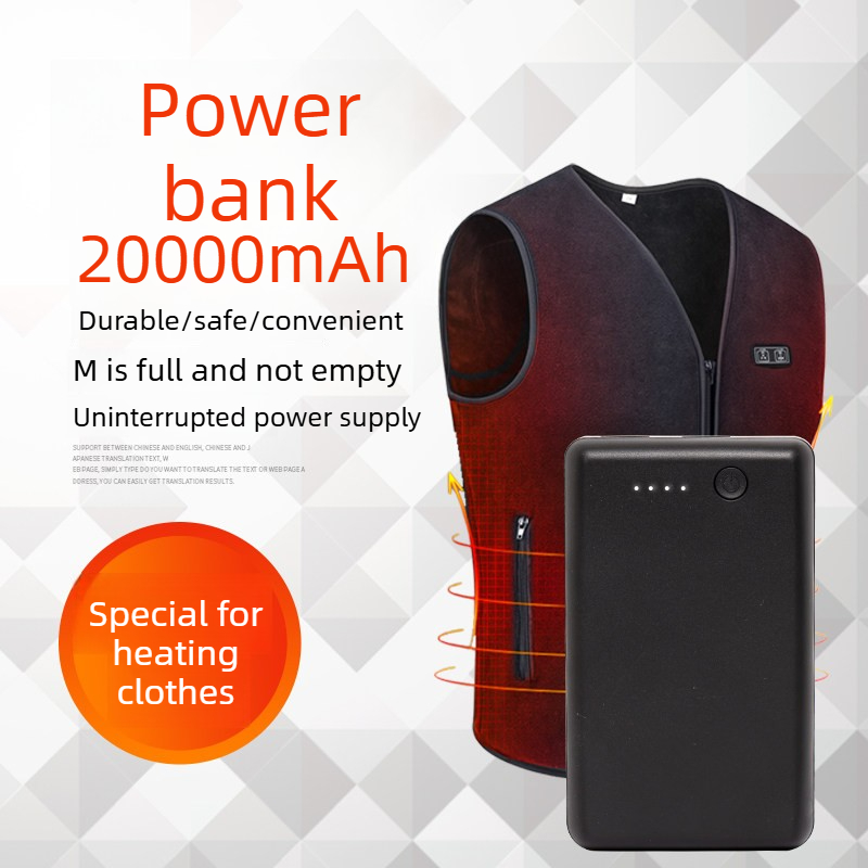 Brand New 50000M 20000mAh Powe - Heated Vest Battery ulasan dan harga