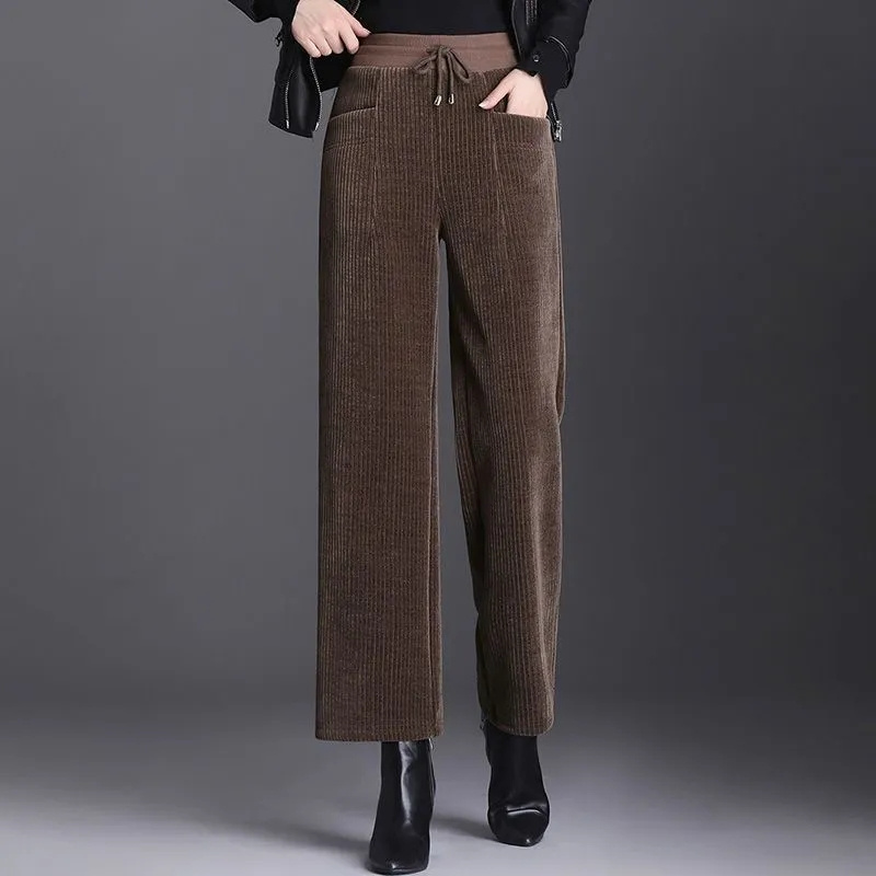 Autumn Winter Corduroy Wide Le - Corduroy Pant Warm ulasan dan harga