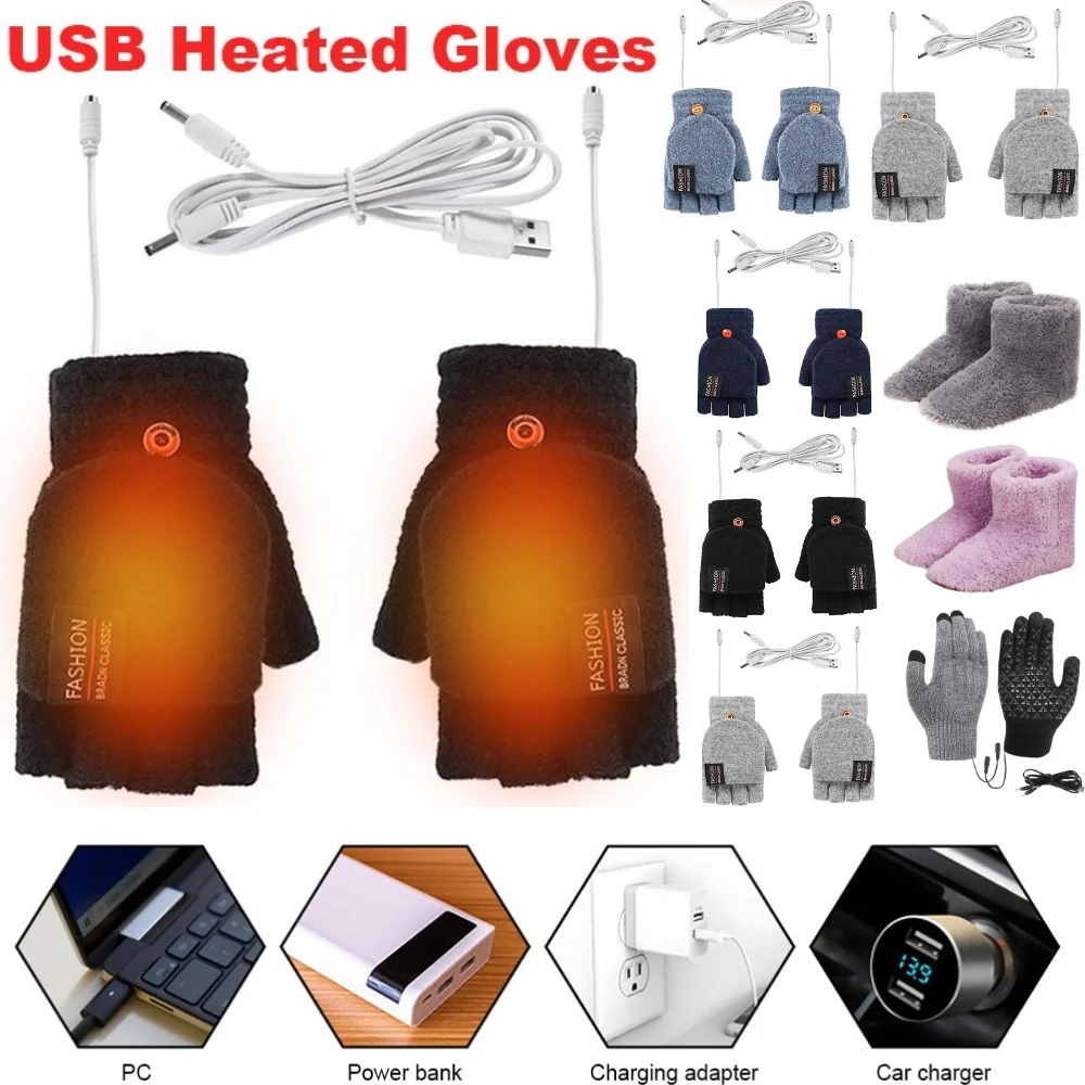 USB Electric Heated Gloves Win - Hand Warmer Electric ulasan dan harga