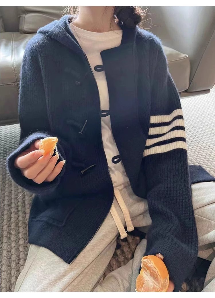 TB knitted cardigan women's ho - Wool Coat Peacoat ulasan dan harga