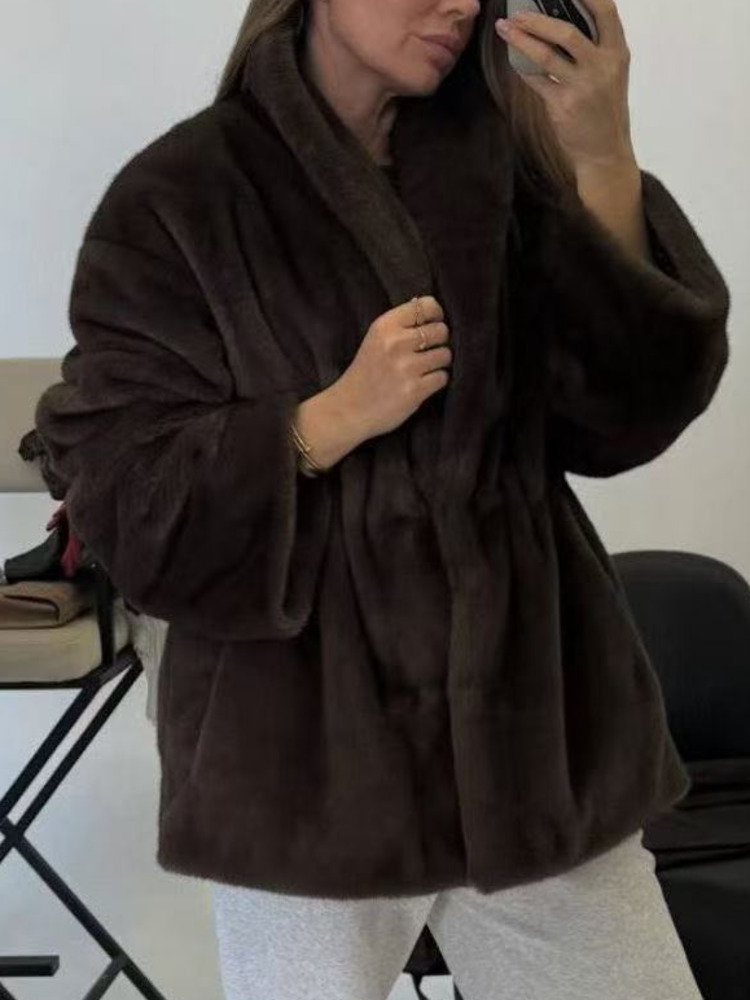 DFDG Women’s 2025 Autumn Winte - Wool Coat Peacoat ulasan dan harga