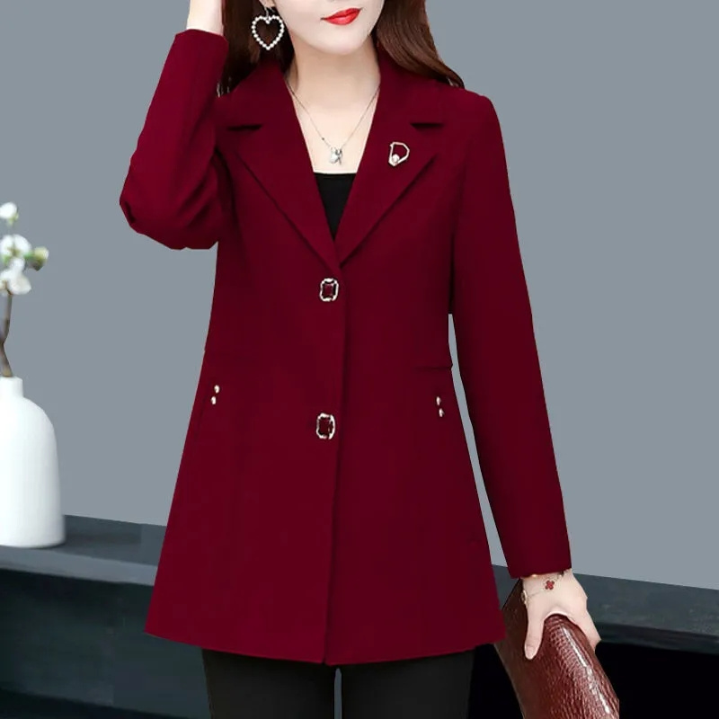 Autumn Coat Short 40 Year Old  - Wool Coat Peacoat ulasan dan harga