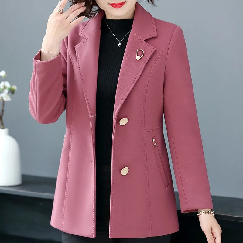 Autumn Coat Short 40 Year Old  - Wool Coat Peacoat ulasan dan harga