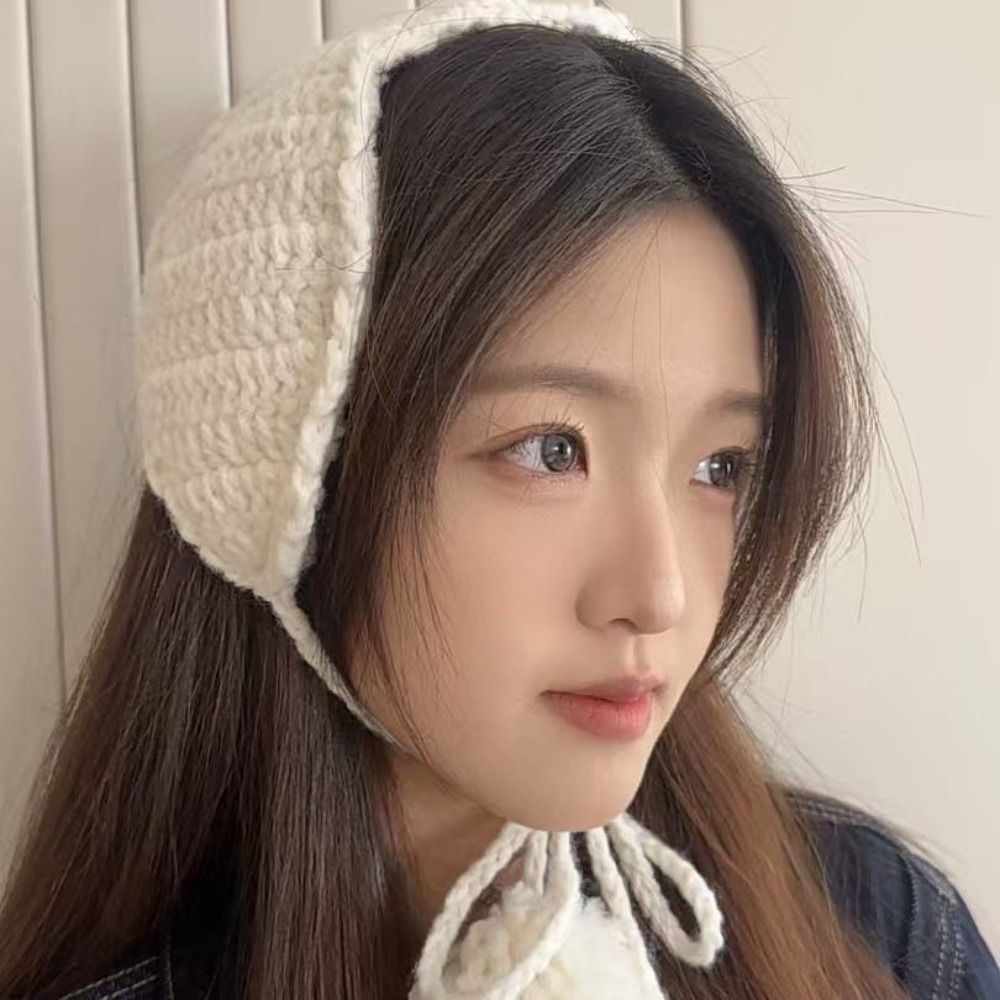 Fashion Windproof Winter Lace  - Earmuffs Foldable ulasan dan harga