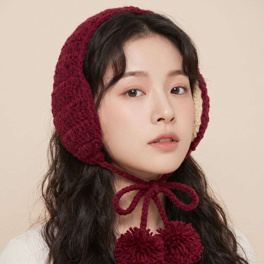 Fashion Windproof Winter Lace  - Earmuffs Foldable ulasan dan harga