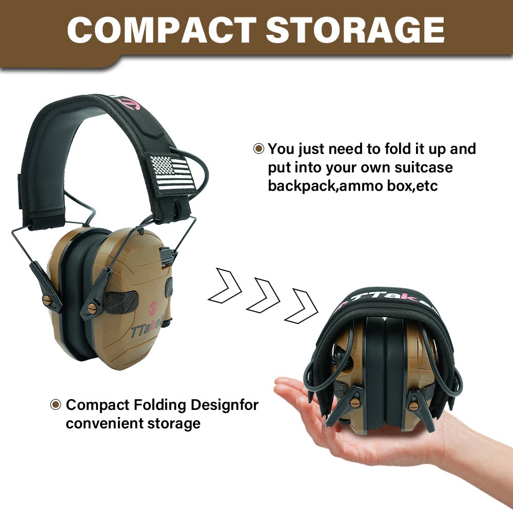 New W1/W3 Foldable Electronic  - Earmuffs Foldable ulasan dan harga
