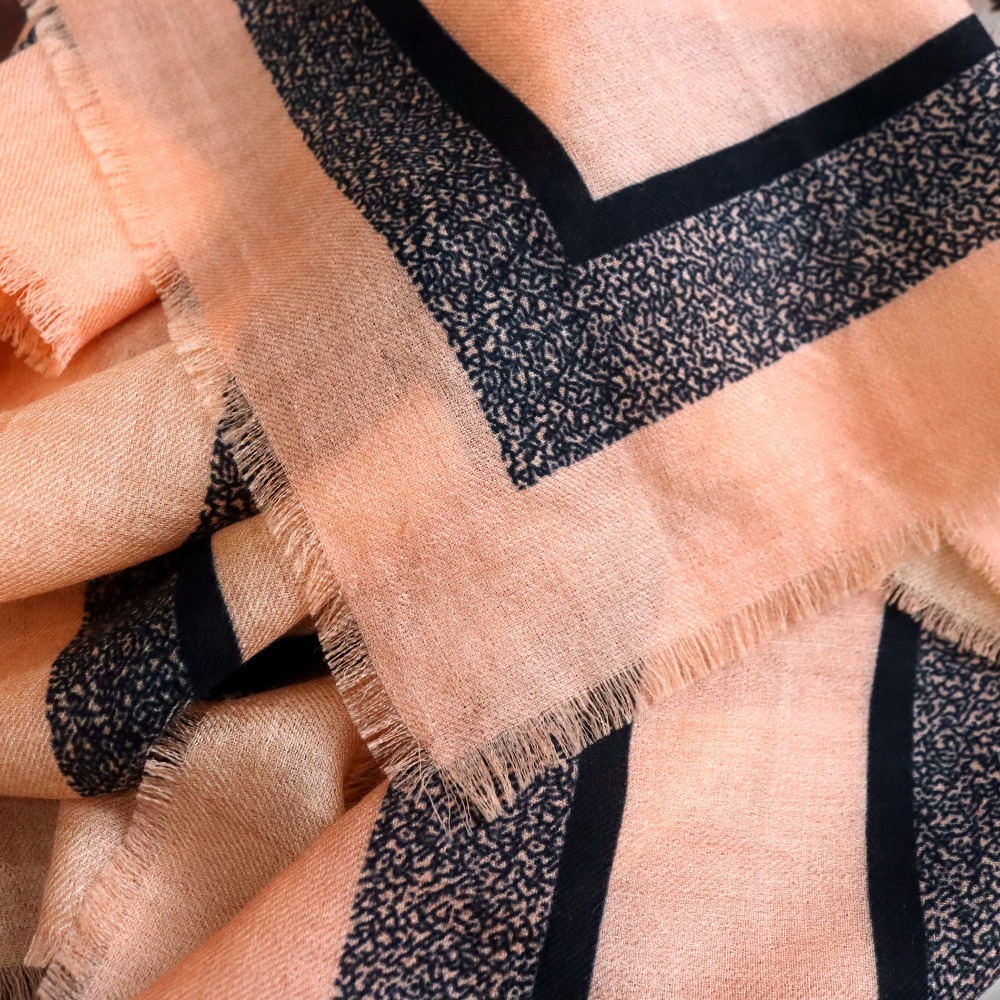 100% Wool Scarf Women Winter W - Shawl Wrap Winter ulasan dan harga