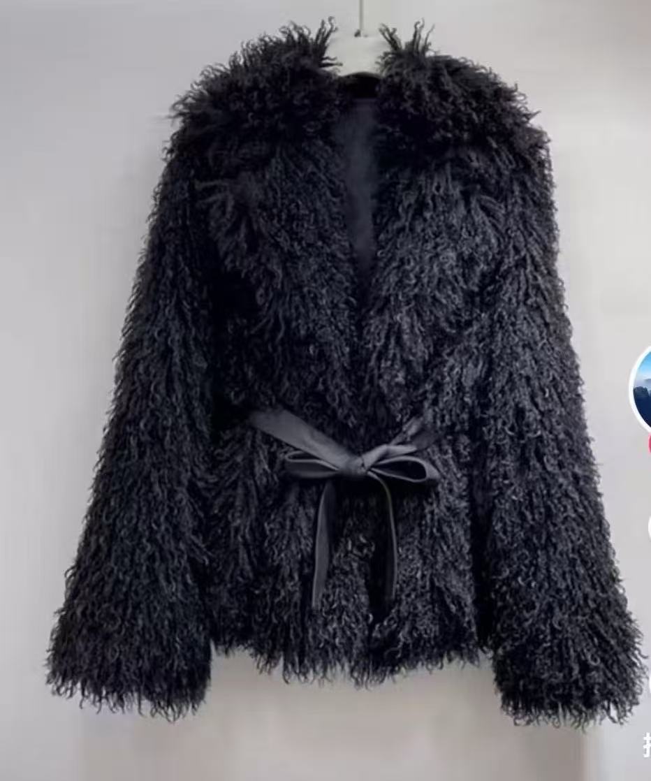 Fur Coats Women Autumn Winter  - Wool Coat Peacoat ulasan dan harga