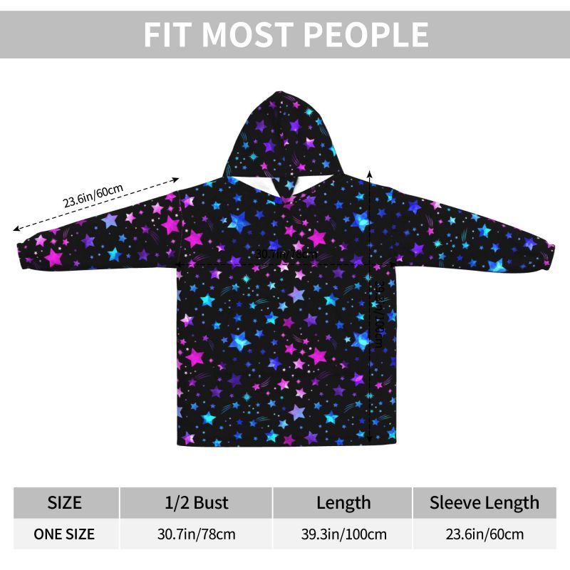 Space Galaxy Constellation Zod - Sherpa Hoodie Fleece ulasan dan harga